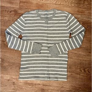 NWOT Boys J Crew Crewcuts Striped Waffle Knit Tshirt Size XL 12/14